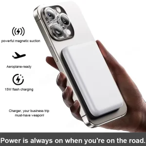 Magnetic Wireless Power Bank - 15W - Thumbnail Image 6