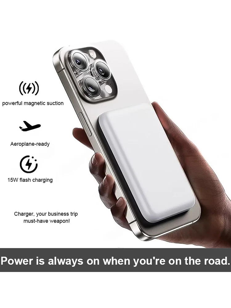 Magnetic Wireless Power Bank - 15W - Image 6