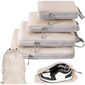 6 Set Compression Packing Cubes for Suitcase - Thumbnail Image 10