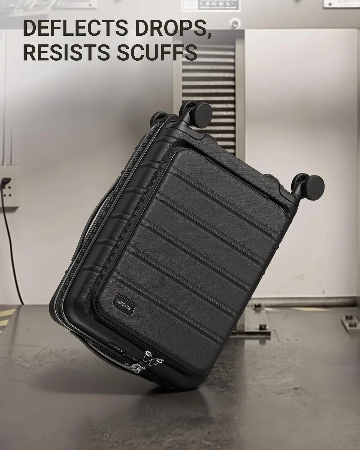 TAKUMI Suitcases with Wheels, Expandable Carry on Luggage, Black, 20 Inch - Image 6