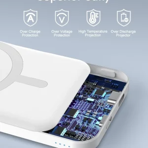 Magnetic Wireless Power Bank - 15W - Thumbnail Image 3