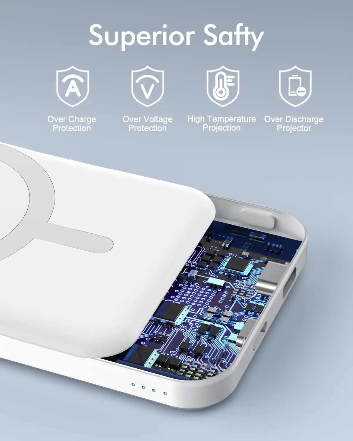 Magnetic Wireless Power Bank - 15W - Image 3