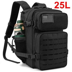 25L Tactical Backpack Outdoor Bag Fitness Backpack - Thumbnail Image 10