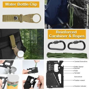 Survival And First Aid Kit with Carry Bag - Thumbnail Image 4