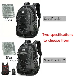 OGEHUAFEE Multi-functional Outdoor Hiking Backpack,, Lightweight Travel Hiking Luggage Storage Pack - Thumbnail Image 3
