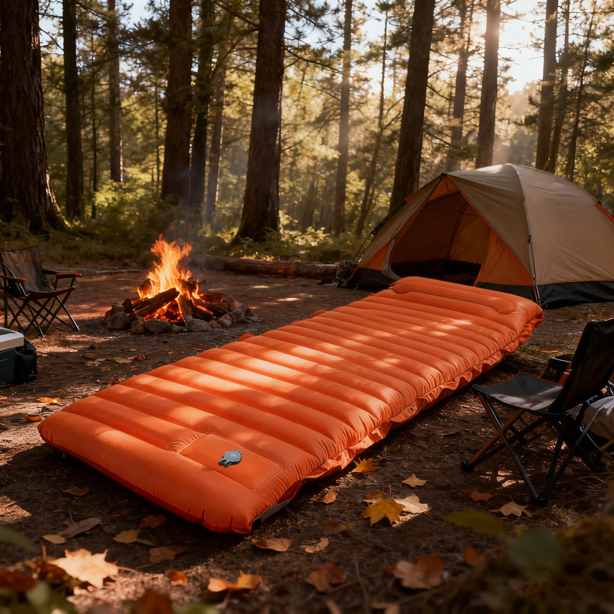 Extra Thick 4 Inch Camping Sleeping Pad - Image 1