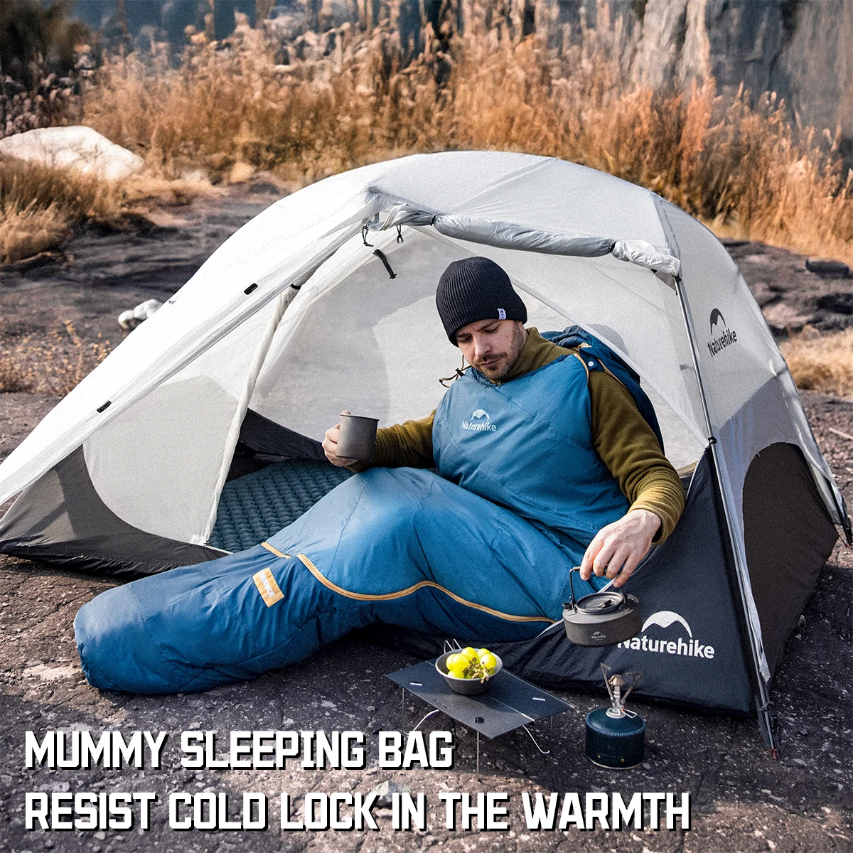 Naturehike MG120 MG270 Mummy Sleeping Bag -2~5℃ Ultralight Camping Hiking Cotton Warm Thermal Winter Machine Washable Tour Gear - Image 2