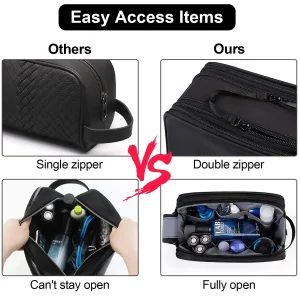 Fashion Waterproof Travel Toiletry Bag Dry Wet Separation - Thumbnail Image 5