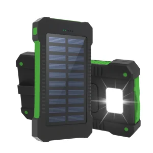 26800mAh Solar Power Bank Dual USB Portable Waterproof Charger