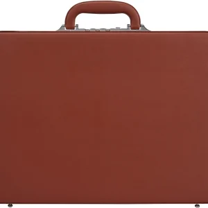 Professional Leather Men Briefcase 15.6" Laptop Work Office - Thumbnail Image 4