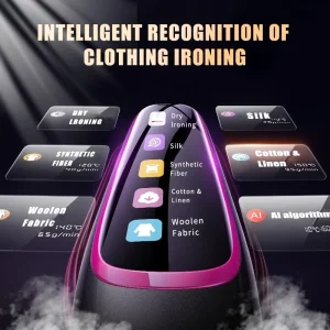 NEW Handheld Steam Iron Garment Steamer Portable Mini for Clothes Fast Heating Travel Garment Fabric Press Machine with Home - Thumbnail Image 2