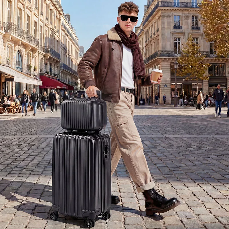 2 Piece Hardside Luggage Set - 20 Inch Carry On Suitcase with TSA Lock - Image 7