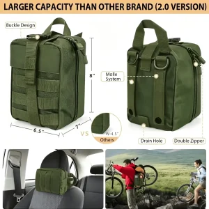 Survival And First Aid Kit with Carry Bag - Thumbnail Image 3