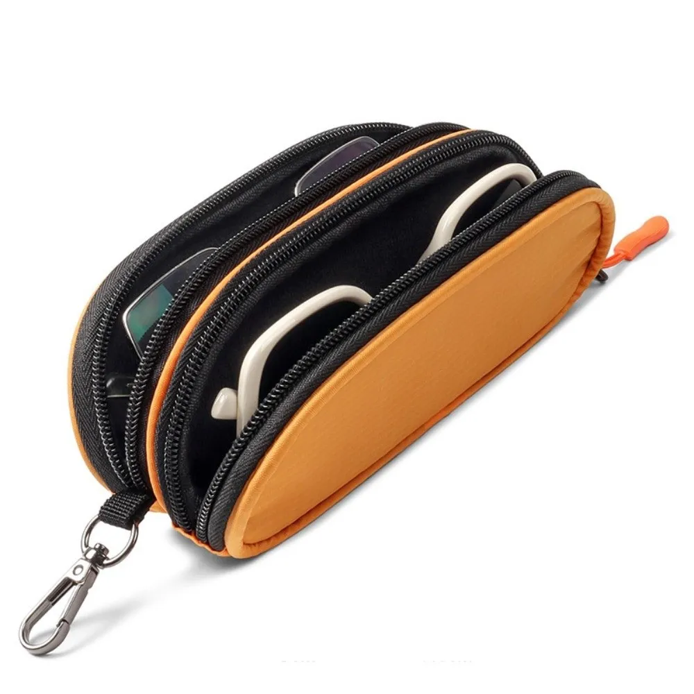 New Double Layer Sunglasses Case Durable Multi-Functional Glasses Bag - Image 1