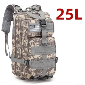 Nylon Waterproof Trekking Fishing Hunting Bag Backpack - Thumbnail Image 9