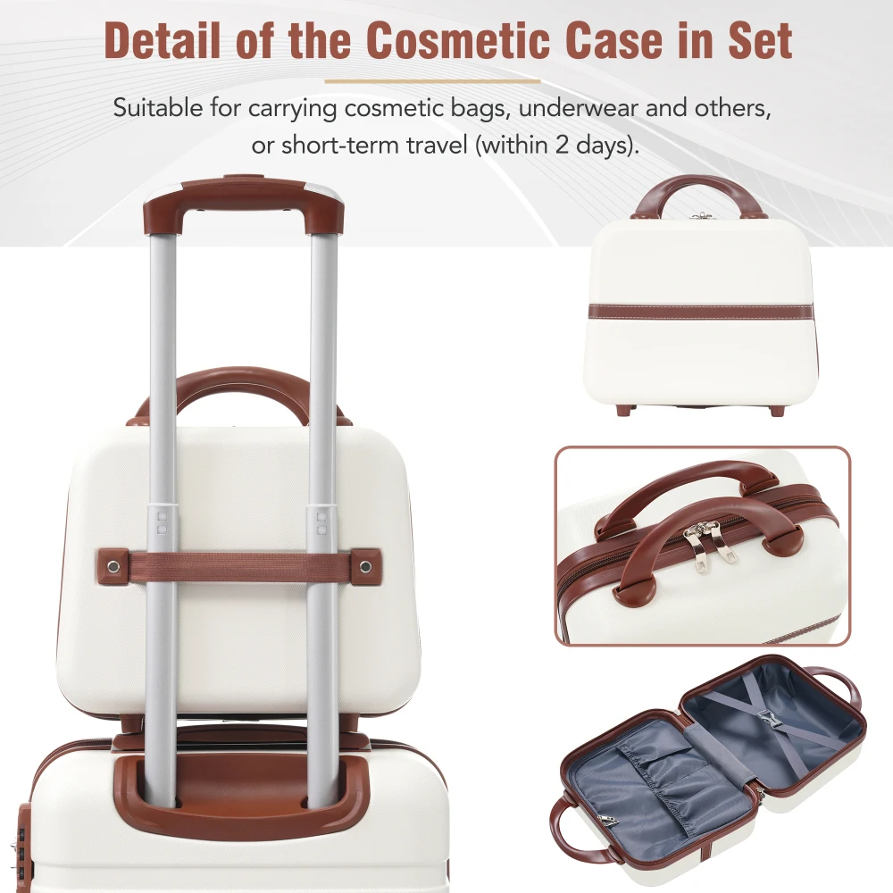Hardshell Luggage Sets 4 Pieces 20 24 28 Inch Luggages - Image 6