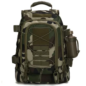 LQARMY 65L Outdoor Tactical Backpack Men's Outdoor Hiking Bag Large Capacity Military Army Bags Travelling Camping Rucksack - Thumbnail Image 8
