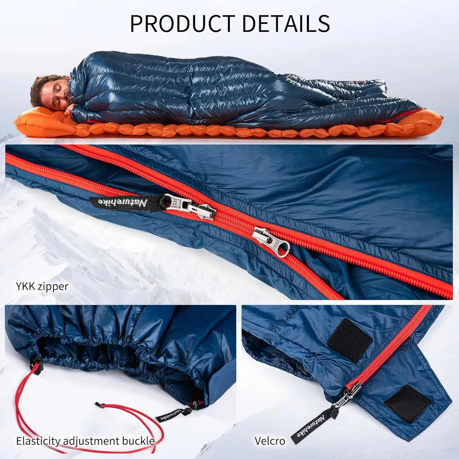 Backpacking Duck Down Sleeping Bag - Image 5