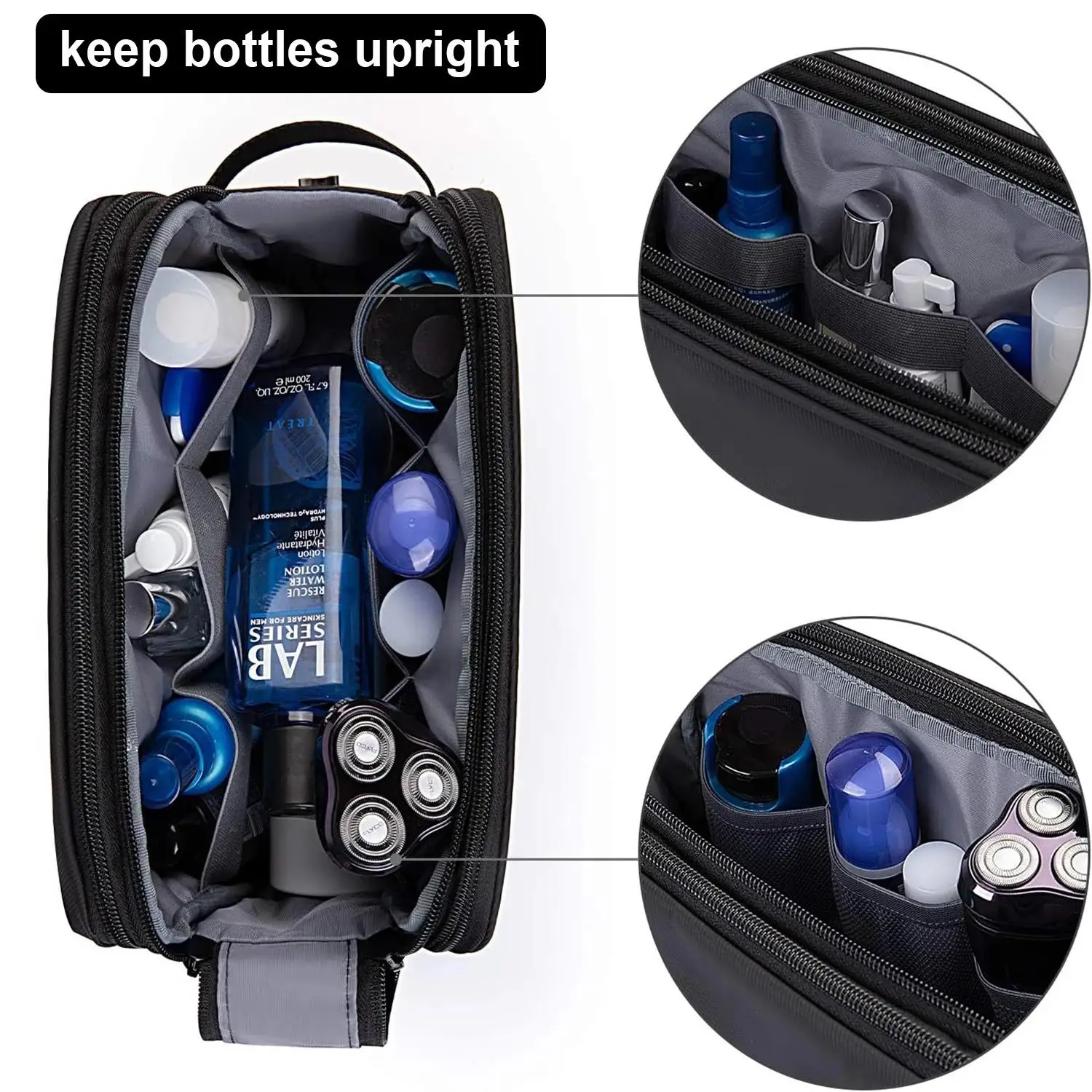 Fashion Waterproof Travel Toiletry Bag Dry Wet Separation - Image 6