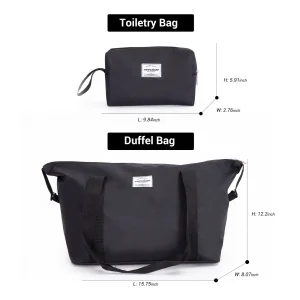 5 Piece Luggage Set with Expandable, Lightweight Softside Suitcase - Thumbnail Image 4