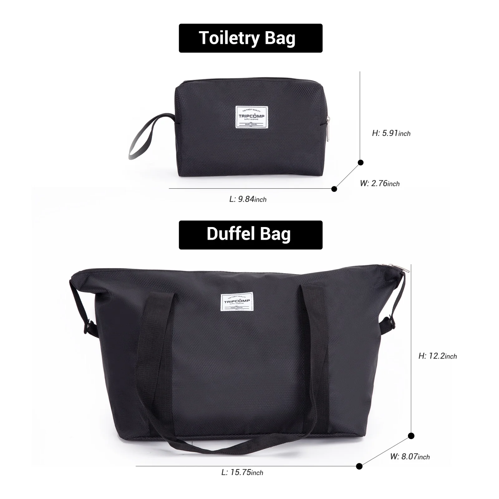 5 Piece Luggage Set with Expandable, Lightweight Softside Suitcase - Image 4